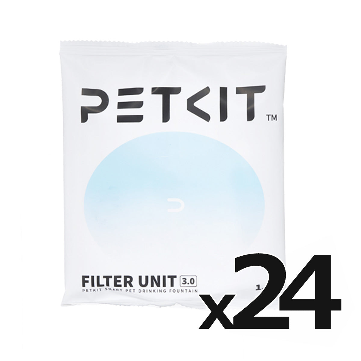 PETKIT 給水器フィルター SOLO SE / SOLO2 / SOLO3 などPETKIT給水器に対応 4~24枚セット 選べる枚数 偽造防止ラベル付き 給水器 専用フィルター 交換用 軟水化フィルター 活性炭 イオン交換樹脂 個別包装 正規品 P4161 ペットキット