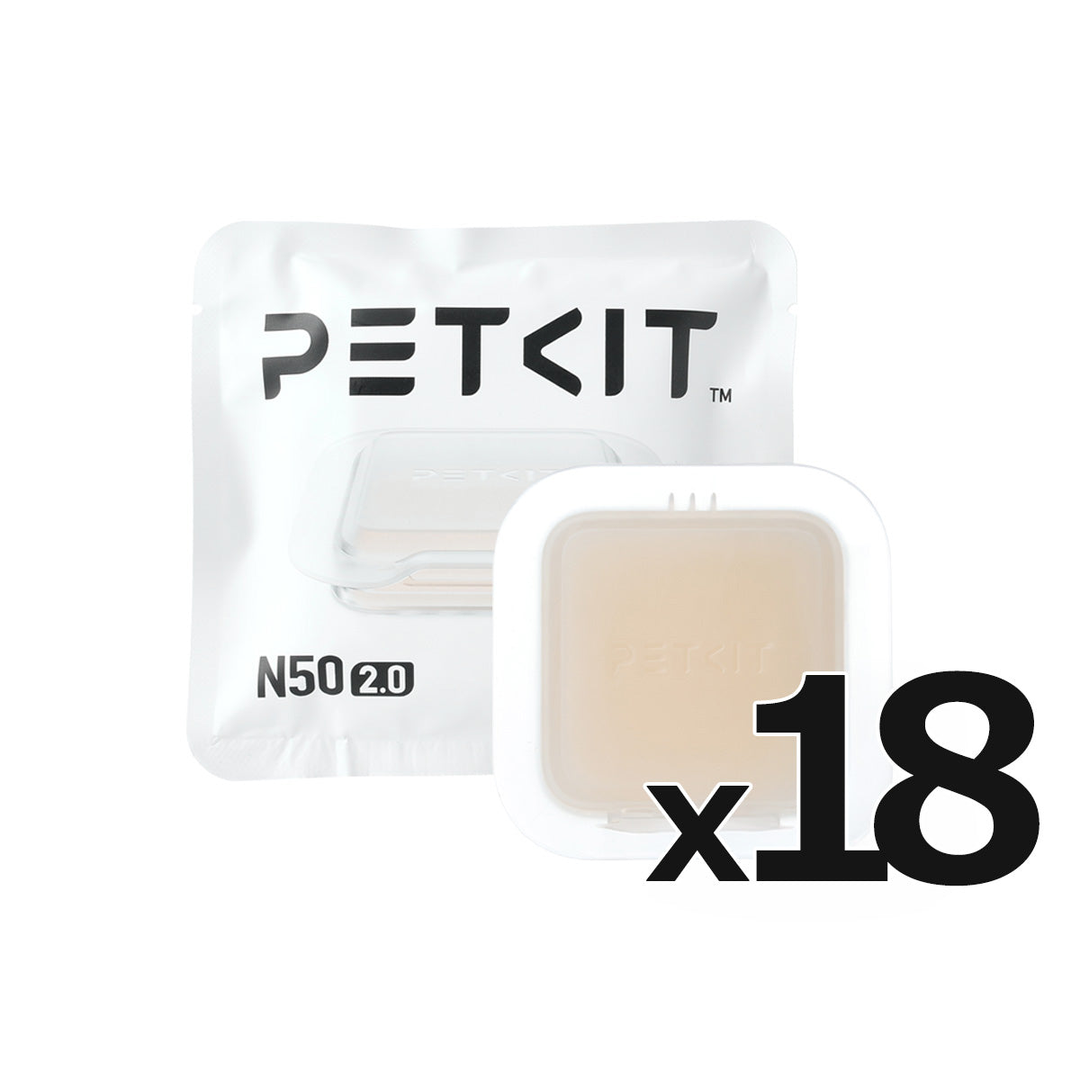 PETKIT 消臭キューブ N50 MAX PRO / PURA MAX / MAX2 対応 トイレの消臭 強力脱臭 ニオイ対策 1個で約30日持続 選べる3/ 6/ 9/12/15/18個 正規品 P9218 ペットキット