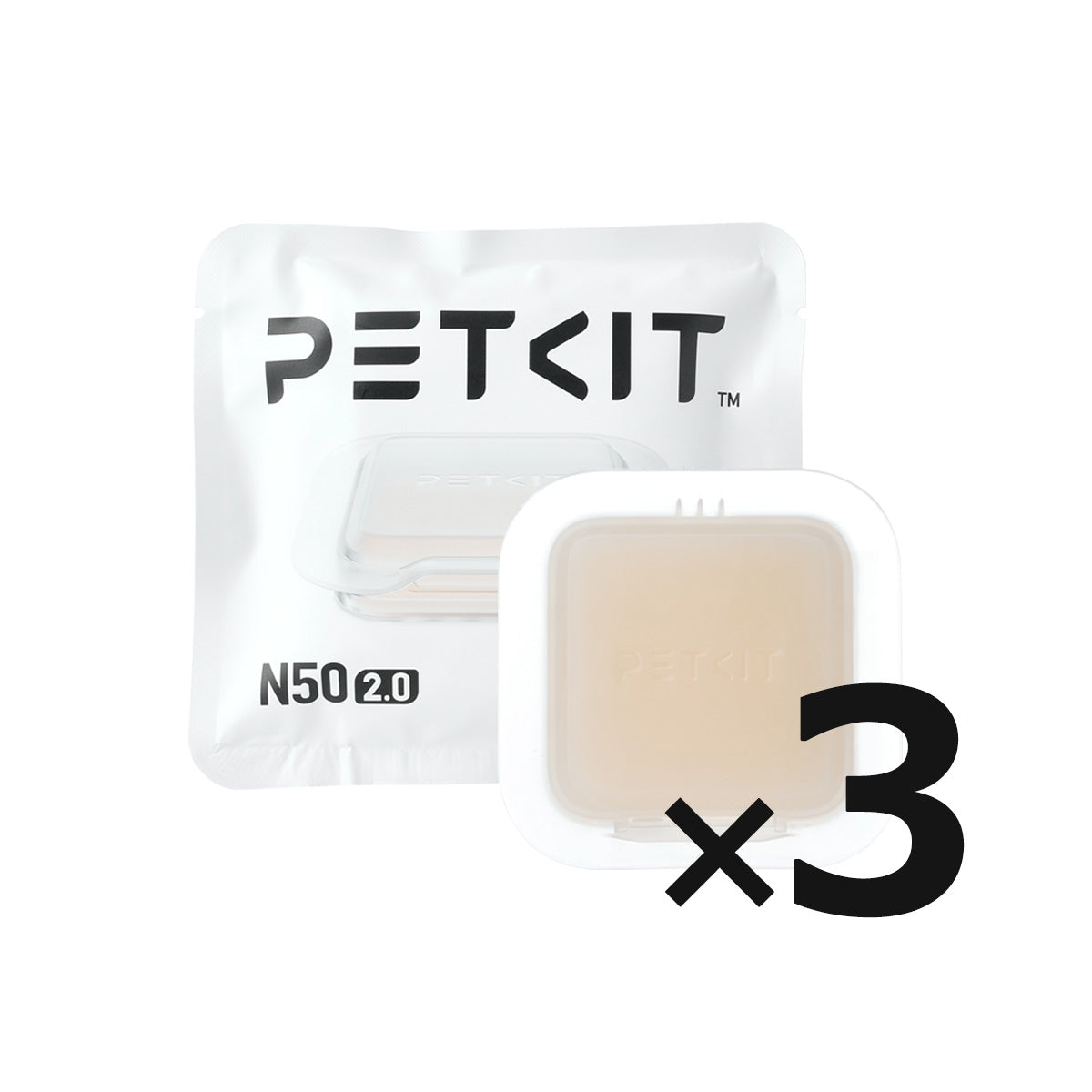 PETKIT 消臭キューブ N50 MAX PRO / PURA MAX / MAX2 対応 トイレの消臭 強力脱臭 ニオイ対策 1個で約30日持続 選べる3/ 6/ 9/12/15/18個 正規品 P9218 ペットキット