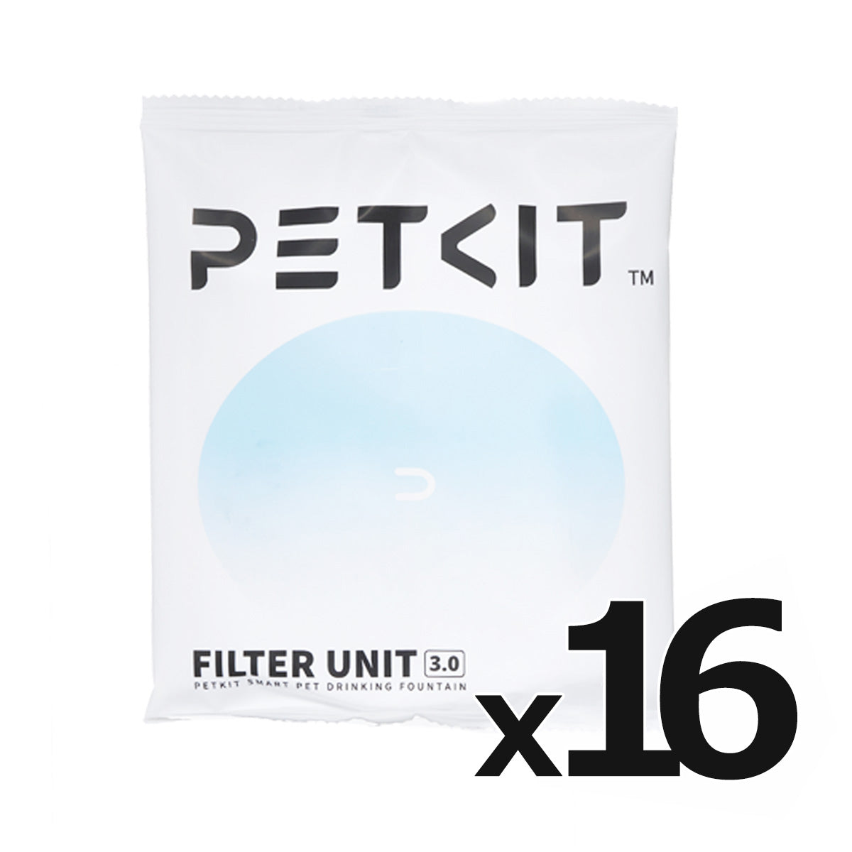 PETKIT 給水器フィルター SOLO SE / SOLO2 / SOLO3 などPETKIT給水器に対応 4~24枚セット 選べる枚数 偽造防止ラベル付き 給水器 専用フィルター 交換用 軟水化フィルター 活性炭 イオン交換樹脂 個別包装 正規品 P4161 ペットキット