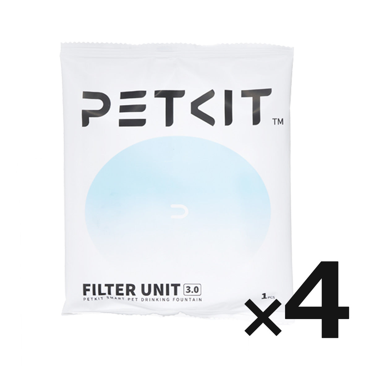 PETKIT 給水器フィルター SOLO SE / SOLO2 / SOLO3 などPETKIT給水器に対応 4~24枚セット 選べる枚数 偽造防止ラベル付き 給水器 専用フィルター 交換用 軟水化フィルター 活性炭 イオン交換樹脂 個別包装 正規品 P4161 ペットキット