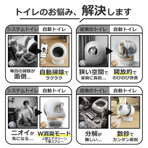 ＼10%オフ／ MOVA 自動猫用トイレ LR10【当日出荷 OK】 猫トイレ 自動猫トイレ 全自動トイレ 猫用トイレ 大型 多頭飼い 本体 猫 ネコ ねこ キャット ペット トイレ 自動 スマホ管理 遠隔 自動 清掃 おすすめ 消臭 臭い システム お留守番 猫砂 飛散防止 ムーバ