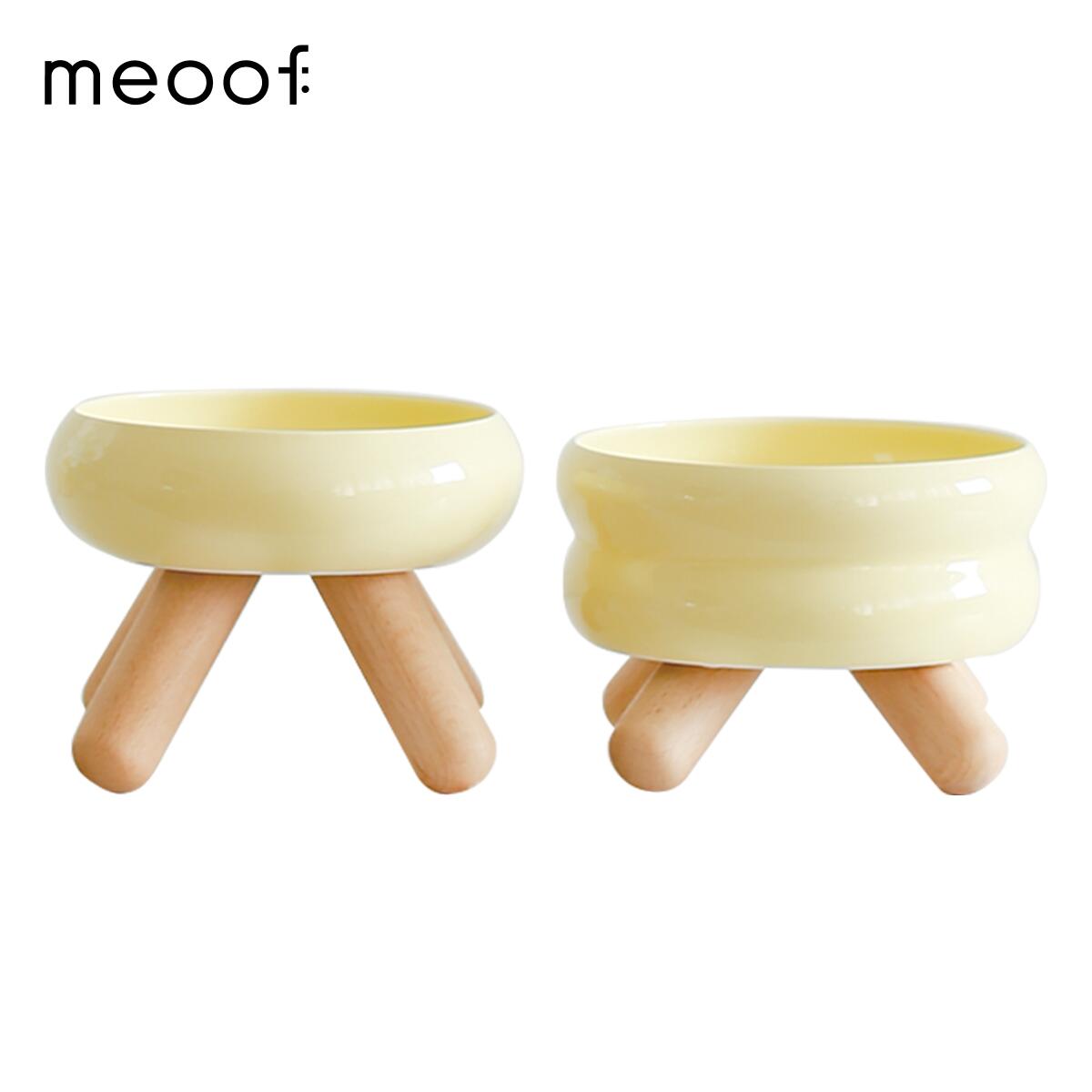 ＼専用マットプレゼント／ [meoof] Gulu ボウルセット フードボウル フードディスペンサー 猫 犬 ペット ご飯皿 ご飯台 皿 餌台 えさ台 フード ウォーター スタンド ウォーターボウル ウォータディスペンサー水皿 皿 水台 みず