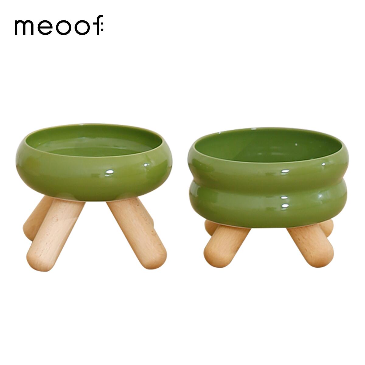 ＼専用マットプレゼント／ [meoof] Gulu ボウルセット フードボウル フードディスペンサー 猫 犬 ペット ご飯皿 ご飯台 皿 餌台 えさ台 フード ウォーター スタンド ウォーターボウル ウォータディスペンサー水皿 皿 水台 みず