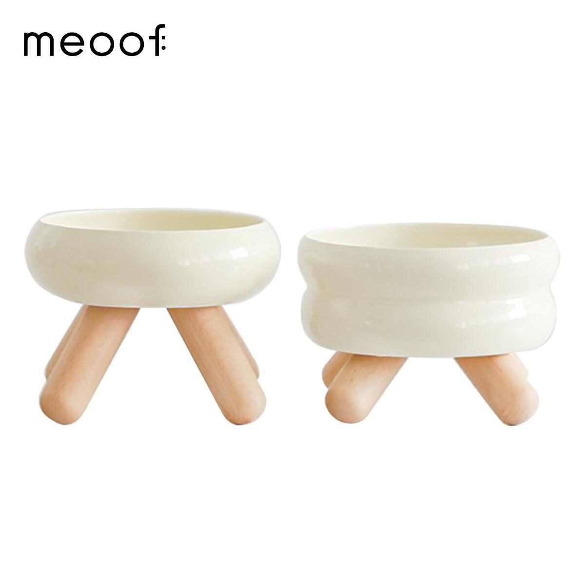 ＼専用マットプレゼント／ [meoof] Gulu ボウルセット フードボウル フードディスペンサー 猫 犬 ペット ご飯皿 ご飯台 皿 餌台 えさ台 フード ウォーター スタンド ウォーターボウル ウォータディスペンサー水皿 皿 水台 みず