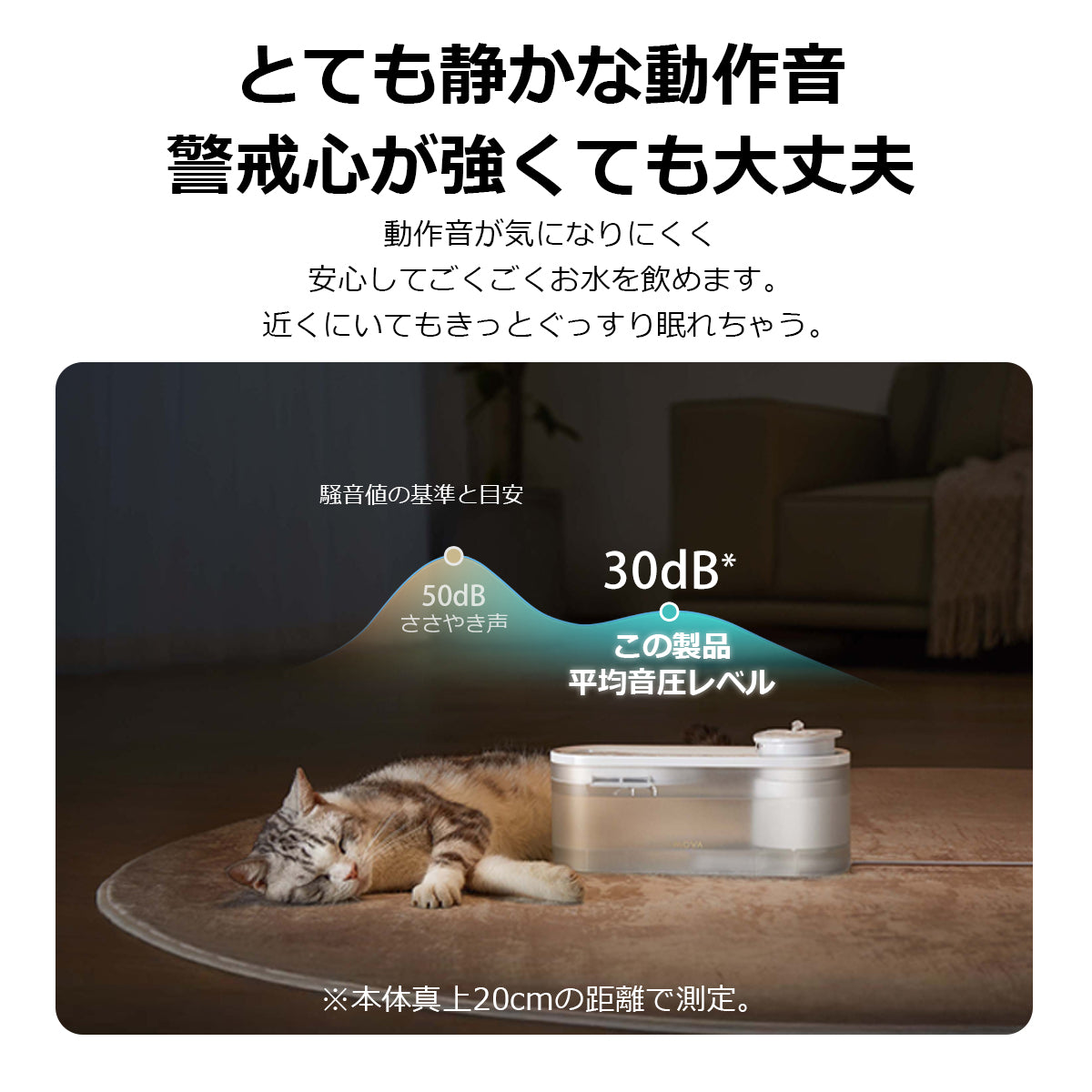 [ MOVA ] 自動給水器 WF10 ペット 給水器 犬 猫 多頭飼い 水飲み 水飲み器 給水 静音 濾過 自動 ムーバ