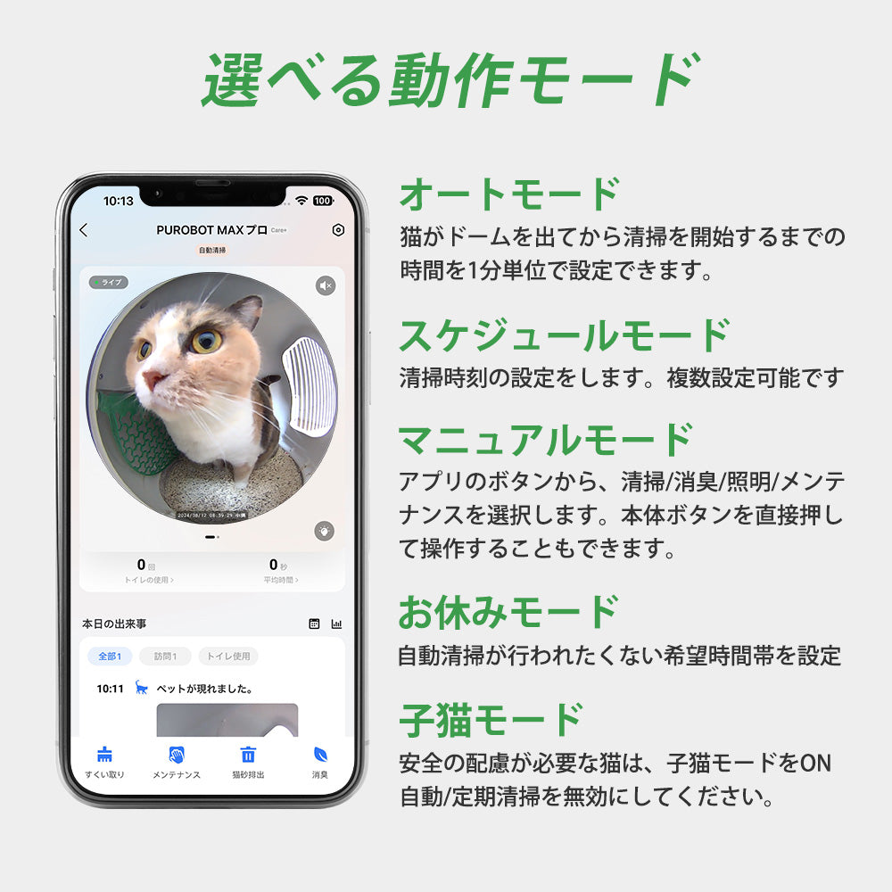 自動トイレ AIカメラ付き 【PETKIT MAX PRO】 猫 大型 大きめ 猫 トイレ 自動 スマホ管理 センサー付き 飛散防止 自動清掃 定期清掃 掃除簡単 お留守番 専用APP ペットキット